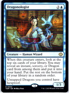 #42 Dragonologist Tarkir: Dragonstorm Raro - Imagen 1 de 2