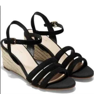 Cole Haan Women Jasmine Espadrille Wedge Ankle Strap Comfort shoes sandals sz 8B - Image 1 of 4
