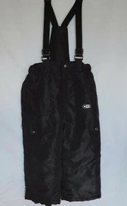 Pantalones de nieve CB Sports para niños talla 7 tirantes desmontables esquí snowboard negros  - Imagen 1 de 11
