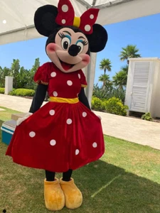 Mascot MINNIE Costume Suit Party Fancy Dress Adult Size very high quality - Picture 1 of 2