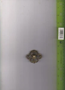 VINTAGE DRAWER PULL PART-BRASS OR BRONZE ERA - Picture 1 of 1