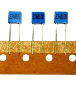 50 EPCOS Metallized Polyester MKT Boxed Capacitor 0.027uF 27n 100V J ±5% B32529C - Picture 1 of 4