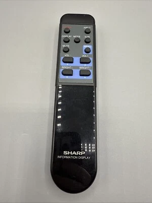 Sharp Information Display 98GR7BDRNESPF Remote Control For PN-325 PN-E421 PN-E47 - Image 1 of 2
