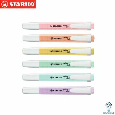 Stabilo Schwan Swing Cool Pocket Highlighter | Pastel Colours | Home Stationery - Image 1 of 4
