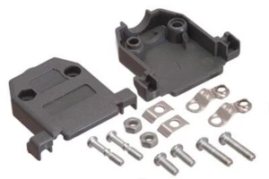 D-Sub DB15pin/DA15 cable/cord/wire Plastic Hood/Cover/Housing/Shell+screws$SHdis - Picture 1 of 4