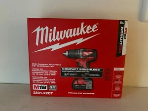 Milwaukee 2801-22CT M18 18V Brushless Akku 1/2 Zoll Bohrschrauber Set - Bild 1 von 2