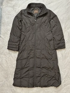Vintage Moncler Brown Jacket Long Coat Size 3 M-L - Picture 1 of 10