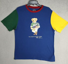 Polo Ralph Lauren Chemise Jeunesse Extra Large 18 20 Multicolore Graphique Ours Unisexe