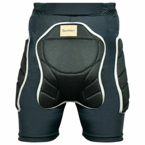 BenKen Cycling Protective Padded Shorts Snowboard Skate 3D Hip Protection Black - Picture 1 of 12