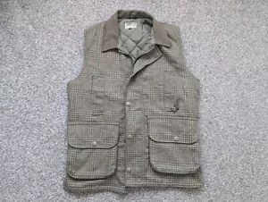 Hoggs of Fife Waistcoat Adult Medium Green Country Field Pro Hunting Gilet Tweed - Picture 1 of 17