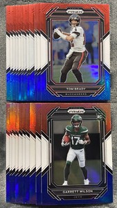 2022 Panini PRIZM RED WHITE BLUE NFL Football Base Veterans & RC You Pick/Choose