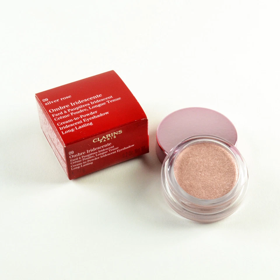 Clarins Cream to Powder Iridescent Eyeshadow #09 SILVER ROSE - Size 7 g / 0.2 Oz - Image 1 of 1