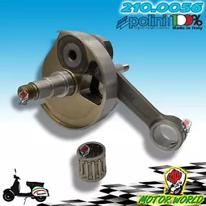 ALBERO MOTORE POLINI CORSA 51 VESPA 50 125 130 135 ANTICIPATO CONO 19 - Imagen 1 de 1