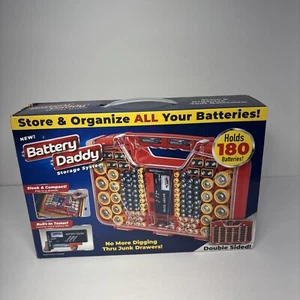 180 Battery Daddy Storage System Caddy Organizer with Case and Tester - Picture 1 of 4