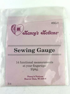 Nancy's Notions Nählehre 14 funktionale Maße an Ihren Fingerspitzen 2 in Pkg - Bild 1 von 4
