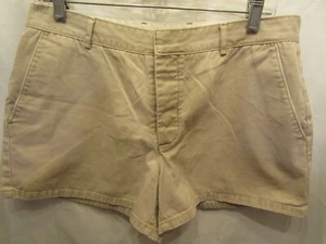 PANTALONES CORTOS MUJER AMERICAN EAGLE OUTFITTERS BOTÓN DELANTERO BLANCO TALLA 12 ENTREPIERNA 3" - Imagen 1 de 4