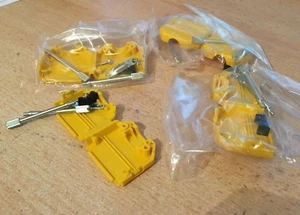 15 Way D Shell with long fixings YELLOW PACK of 4 DPPK15 Z2768 - Picture 1 of 5
