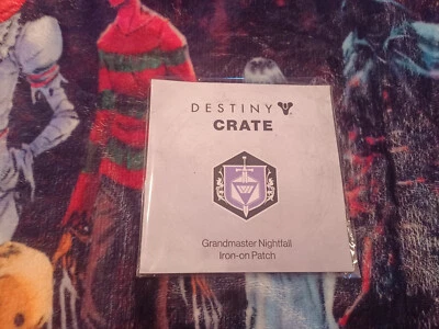 DESTINY 2 Grandmaster Nightfall Iron On PATCH Loot Crate 2022 Sealed NEW - Image 1 of 2