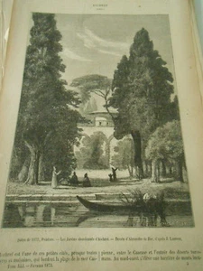 Aschref en Perse 1873 Gravure Print Article - Imagen 1 de 1