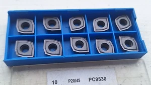 10 carbide U-drill inserts NPMT 334008-DM PC9030 ( NPMT334008 NPD DRILL - Picture 1 of 2