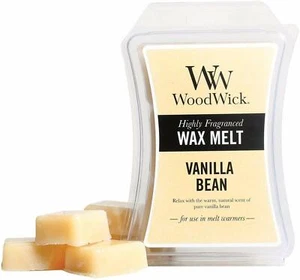 NEW Vanilla Bean WoodWick Hourglass 3 oz Wax Melts Fragranced 4 Scentsy Warmers - Picture 1 of 2