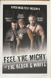 Super Mega Fest 11x17 Promo Print Hulk Hogan Scott Hall Kevin Nash numbered - Picture 1 of 1
