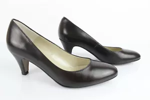 PERLATO Escarpins Cuir Noir T 37 / Uk 4 Excellent état - Imagen 1 de 11