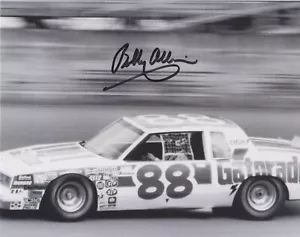 Coches Nascar autografiados firmados por Bobby Allison patio vintage 8x10 con certificado de autenticidad - Imagen 1 de 1
