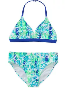 Juego de natación Tankini de 2 piezas AME para niñas BLUE FIRE talla XS 4-5 - Imagen 1 de 1