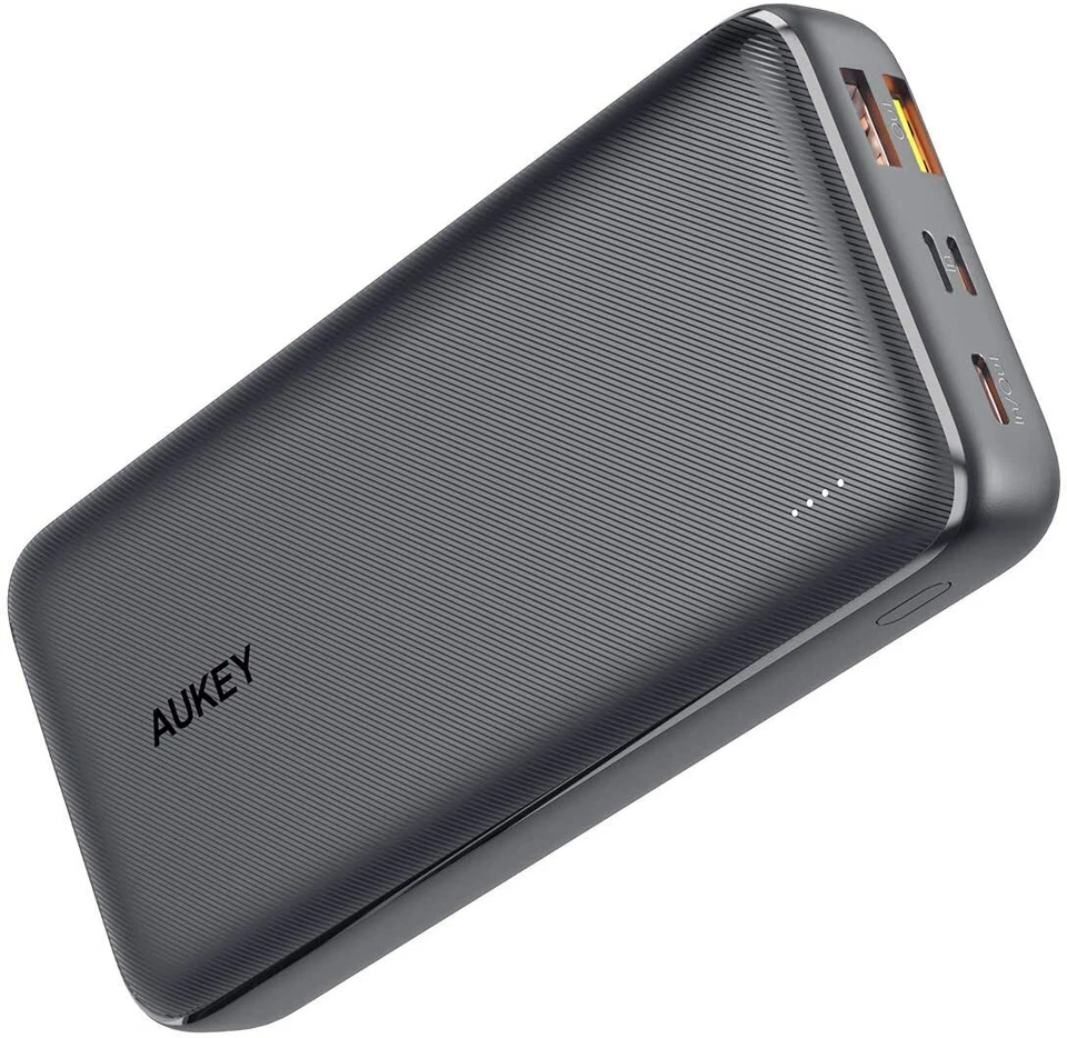AUKEY USB C Power Bank 20000mAh, Portable Charger Large-Capacity with 3 Outputs  - Image 1 of 4