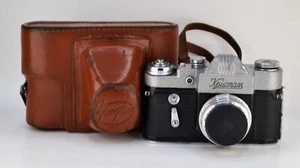 SOVIET USSR "KRISTAL" KMZ SLR camera + Industar-50 lens, f3.5/50, M39 (1) - Picture 1 of 12