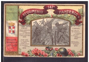 Cartolina Militare 147° Reggimento Fanteria K4544 - Picture 1 of 2