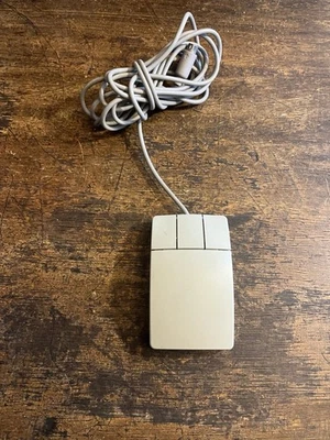 HP Hewlett Packard A2839B 3-Button PS/2 DIN Ball Mouse 9ft cable - Image 1 of 4