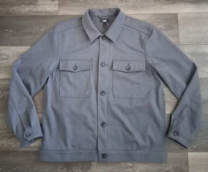 Paige The Alfred Jacket Button Down Weathered Blue Mens Large - Picture 1 of 14