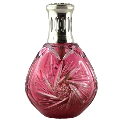 LAMPE BERGER PARIS Ancienne Cristal Rose, Baccarat ou Saint-Louis? bocquillon... - Photo 1/4