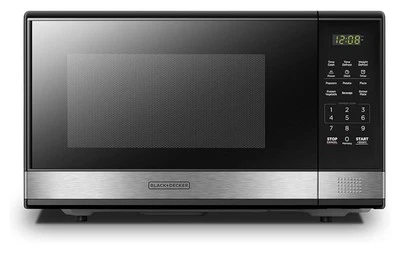 Horno microondas BLACK+DECKER EM031MB11 1,1 pies cúbicos - Acero inoxidable Foto 1 de 4
