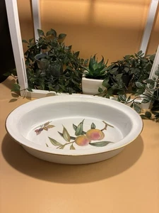 Royal Worcester Evesham 11 1/2” Oval Serving/Baking Dish - Picture 1 of 11