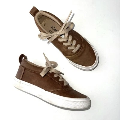 TOMS $48 Youth Boys 13 Fenix Mid Toffee Brown Mid-Height Sneaker T13 - Image 1 of 4