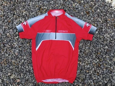 Camiseta deportiva de ciclismo Descente Bike Tex vintage roja gris manga corta talla L retro EEC Foto 1 de 4