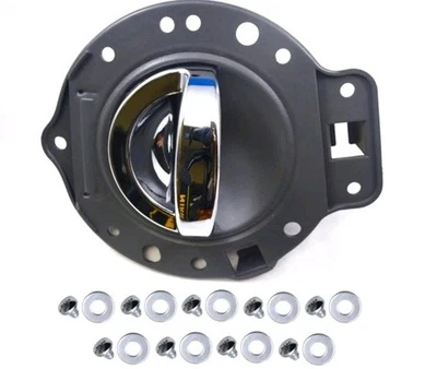 2006 a 2010 Jeep Commander maçaneta interna direita cromada cinza NOVO! - Imagem 1 de 3