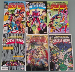 MARVEL SUPER HEROES SECRET WARS #1-12 FULL SET! FACSIMILES! FOIL! ORIGINAL #1! - Picture 1 of 14