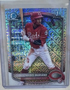 2025 Bowman Chrome #BCP-99 Naibel Mariano 1st Bowman Mojo Refractor MINT - Picture 1 of 2