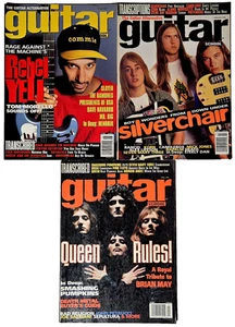 Vintage LOT Guitar School Magazine 1996 x3 Queen Silverchair Rage Machine RATM - Bild 1 von 9