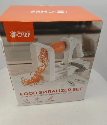 Nuevo juego espiralizador de alimentos de chef comercial en caja Foto 1 de 4