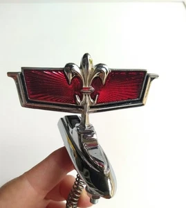 NEW 1980 1990 CHEVROLET CAPRICE HOOD FRONT BURGUNDY EMBLEM CHEVY 80 90 - Picture 1 of 4