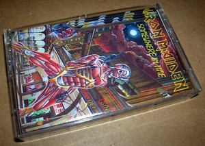 IRON MAIDEN SOMEWHERE IN TIME CASSETTE TAPE XDR DOLBY 1986 USA CAPITOL 4XJ 12524 - Picture 1 of 3