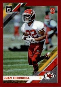 2019 Donruss Optic #130 Juan Thornhill /99 Red - Picture 1 of 2