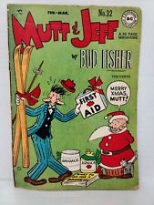 Mutt & Jeff #32 | Christmas Cover | Bud Fisher | DC Comics 1948