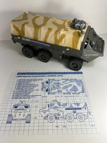 Vintage GI Joe APC Amphibious Personnel carrier Complete 1983 Cover