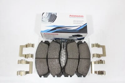 Asianautos Full Ceramic Front Brake Pads W/Hardware For Eagle Talon AWD 93-98 - Image 1 of 4